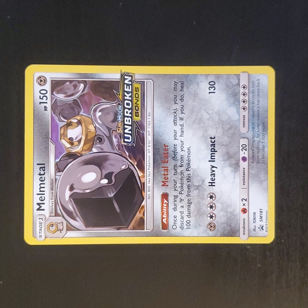 Melmetal SM181 Holo Unbroken Bonds (NM)!
